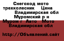 Снегоход мото трехколесник  › Цена ­ 36 000 - Владимирская обл., Муромский р-н, Муром г. Авто » Мото   . Владимирская обл.